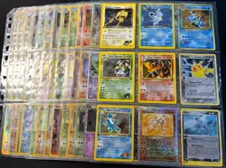 DAMAGED Lot of 117 ALL HOLO Vintage Pokemon Card Binder Collection DAMAGED - Image 1