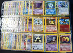 DAMAGED Lot of 117 ALL HOLO Vintage Pokemon Card Binder Collection DAMAGED - Image 1