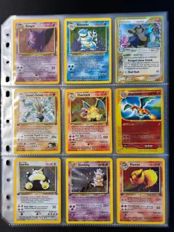 DAMAGED Lot of 117 ALL HOLO Vintage Pokemon Card Binder Collection DAMAGED - Image 2