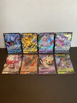 Pokemon Cards Pokemon V Rare Holo Bundle Lot Of 8 - Image 1