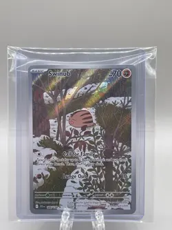 Pokemon TCG - Swinub 165/159 - Journey Together - Illustration Rare - Image 3