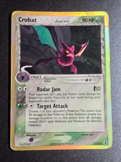 Crobat 2/113 HP Delta Species Holo Rare Pokemon - Image 1