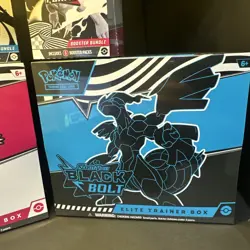 Pokemon TCG SV10.5 Black Bolt & White Flare ETBs + Booster Bundles Lot Sealed - Image 3