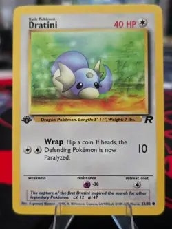 Pokemon TCG: Dratini (First Edition) - 53/82 - WOTC Team Rocket - LP - Image 3