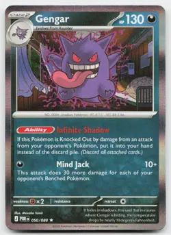 Gengar 050/088 Rare Perfect Order Pokemon Holo Near Mint - Image 1