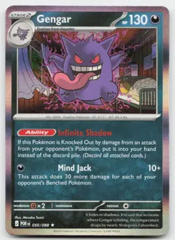 Gengar 050/088 Rare Perfect Order Pokemon Holo Near Mint - Image 1
