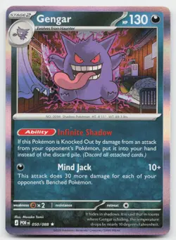 Gengar 050/088 Rare Perfect Order Pokemon Holo Near Mint - Image 1