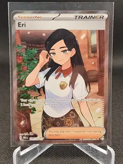 Eri 136/131 Full Art Trainer Pokemon Prismatic Evolutions - Image 1