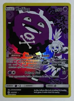 Pokemon TCG Koffing 243/236 Secret Rare Cosmic Eclipse - Image 1