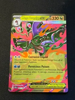 Mega Dragalge ex 65/86 Double Rare Pokemon TGC Chaos Rising ME04 NM - Image 1