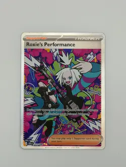 Roxie's Performance 121/086 Me04: Chaos Rising Holo Pokemon TCG - Image 1