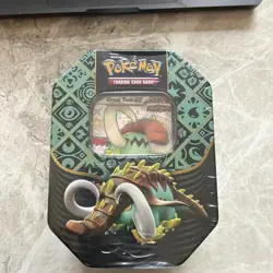 Pokemon TCG Paldean Fates Great Tusk EX Tin 4 Booster Packs NEW & SEALED ✅ - Image 1