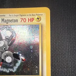 Pokemon TCG Lt. Surge's Magneton 8/132 Gym Heroes Holo 70 HP - Image 3