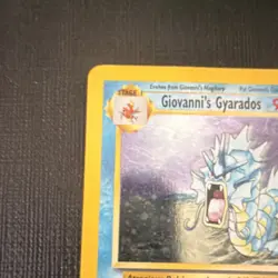Pokemon TCG Giovanni's Gyarados 5/132 Gym Challenge Holo 90 HP Unlimited - Image 2