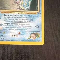 Pokemon TCG Giovanni's Gyarados 5/132 Gym Challenge Holo 90 HP Unlimited - Image 4