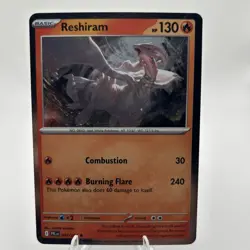 Reshiram 017/094 Rare Cosmos Holo Phantasmal Flames Pokemon Near Mint - Image 1