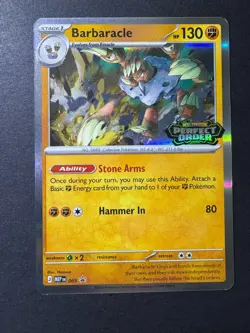 Barbaracle #65 Mega Evolutions Promo Perfect Order Stamp Holo Pokemon TCG - Image 1