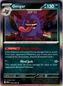 Gengar 050/088 Rare Perfect Order Pokemon Holo Near Mint - Image 1