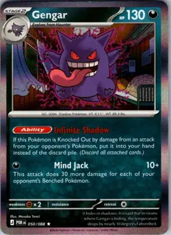Gengar 050/088 Rare Perfect Order Pokemon Holo Near Mint - Image 1
