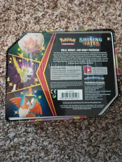 Pokemon TCG: Shining Fates Tin - Cramorant V - Factory Sealed Brand New - Image 2