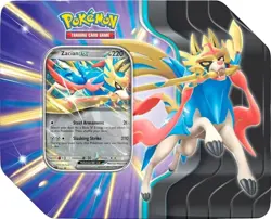 🔥Pokemon TCG Zacian EX Slashing Legends Tin Factory Sealed !!!🔥 - Image 1