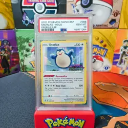 PSA 10 GEM MINT 2020 Pokemon Game SWSH Vivid Voltage Prerelease Promo Snorlax 68 - Image 1