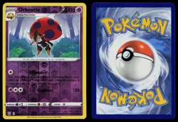 ORBEETLE 065/163 HOLO RARE BATTLE STYLES POKEMON REVERSE HOLO NM - Image 3