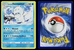 GALARIAN DARMANITAN 044/189 RARE DARKNESS ABLAZE POKEMON NM - Image 3