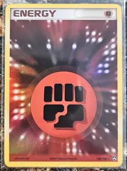 Pokemon 2007 Power Keepers Fighting Energy 108 Holo NM - Image 1