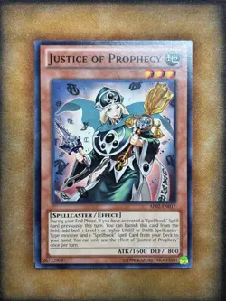Yugioh Justice of Prophecy AP02-EN017 Common NM - Image 1