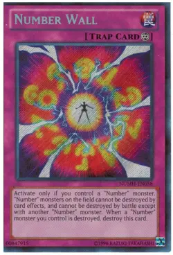YU-GI-OH! - Number Wall (NUMH-EN058) - Number Hunters - Unlimited Edition - Secr - Image 1