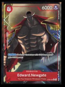 Edward.Newgate (Full Art) ST30-003 C Starter Deck EX: Luffy & Ace NM/M One Piece - Image 1