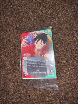 One Piece TCG English Ichiban Kuji Monkey D. Luffy Promo (OP13-001) -Sealed - Image 2