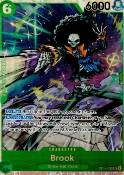BROOK OP15-032 SUPER RARE ADVENTURE ON KAMI'S ISLAND ONE PIECE NEAR MINT - Image 1