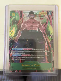 One Piece TCG Roronoa Zoro OP06-118 Parallel Alt Art SEC-Wings of the Captain - Image 1