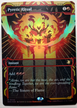 Pyretic Ritual FOIL MYSTICAL ARCHIVE RARE Secrets of Strixhaven SOA MTG Magic - Image 1