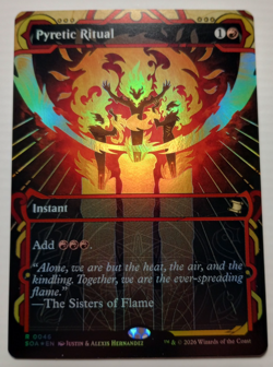 Pyretic Ritual FOIL MYSTICAL ARCHIVE RARE Secrets of Strixhaven SOA MTG Magic - Image 4