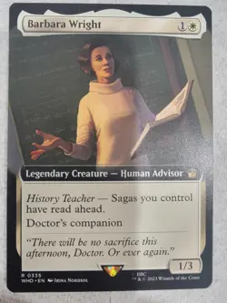 MTG: Barbara Wright (Extended Art) Universes Beyond: Doctor Who Regular - Image 1