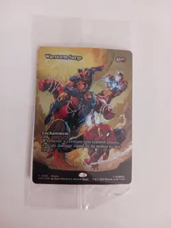 Warstorm Surge Magic The Gathering Exclusive Promo Card Sealed NEW Marvel P0001 - Image 1