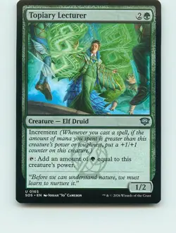 Topiary Lecturer - U165 - MTG - Secrets of Strixhaven - Image 1