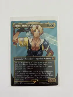 Tidus, Yuna's Guardian (Borderless) (Surge Foil) Commander: Final Fantasy Foil - Image 1
