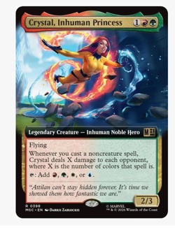 Crystal, Inhuman Princess - Extended Art Commander: Marvel Super Heroes - Image 1