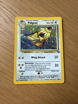 Pokemon TCG Pidgeot 8/64 Jungle Holo Rare English 1999 Wizards of the Coast - Image 1