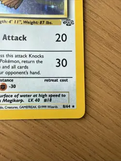 Pokemon TCG Pidgeot 8/64 Jungle Holo Rare English 1999 Wizards of the Coast - Image 4
