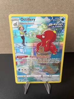 Octillery TG03/TG30 SWSH Brilliant Stars Trainer Gallery FA Holo Pokemon 2022 NM - Image 1