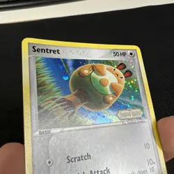 Sentret Reverse Holo 62/92 EX Legend Maker Pokemon Card Stamped - Image 3