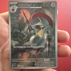 Pokemon TCG Escavalier 138/086 Black Bolt IR Holo Card NM Condition - Image 1