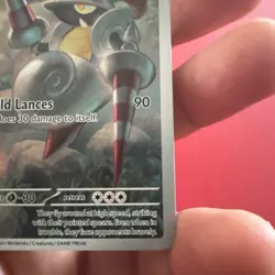 Pokemon TCG Escavalier 138/086 Black Bolt IR Holo Card NM Condition - Image 4