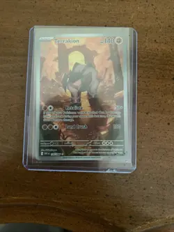 Pokemon Terrakion 135/086 Illustration Rare Sv: White Flare Full Art NM/M+ - Image 1