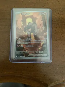 Pokemon Terrakion 135/086 Illustration Rare Sv: White Flare Full Art NM/M+ - Image 2
